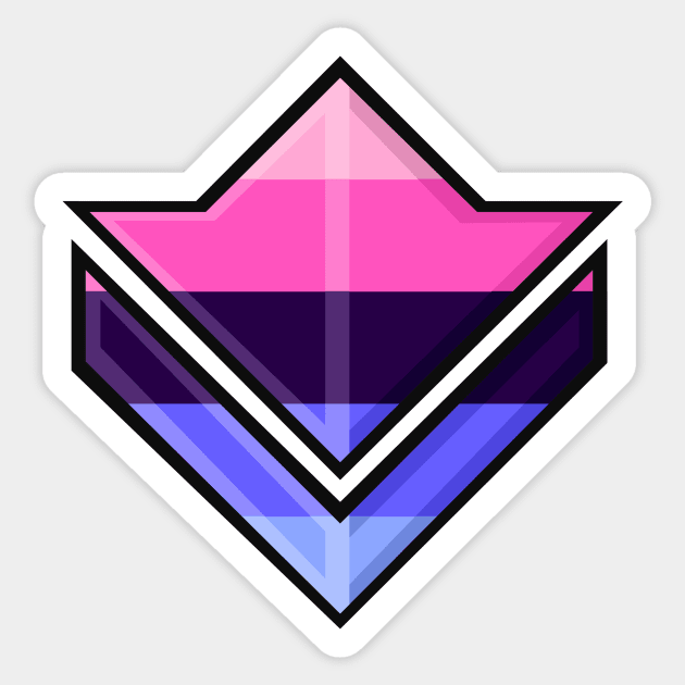 Commander Tag: Omnisexual Sticker by MeepDrawsThings